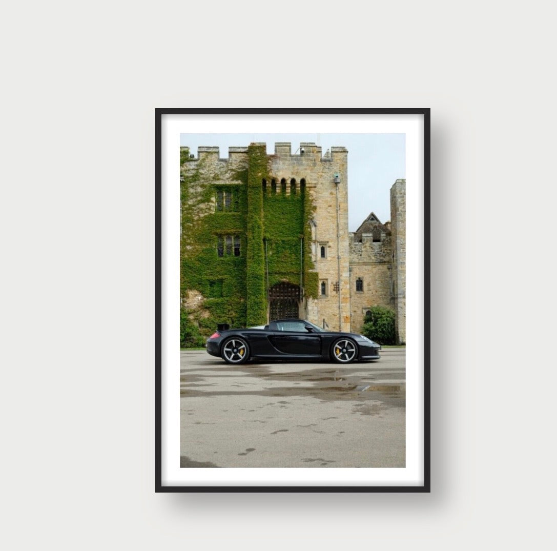 Carrera GT Hever castle print Wall Art- Luxury Automotive Photography Print (Limited Edition)