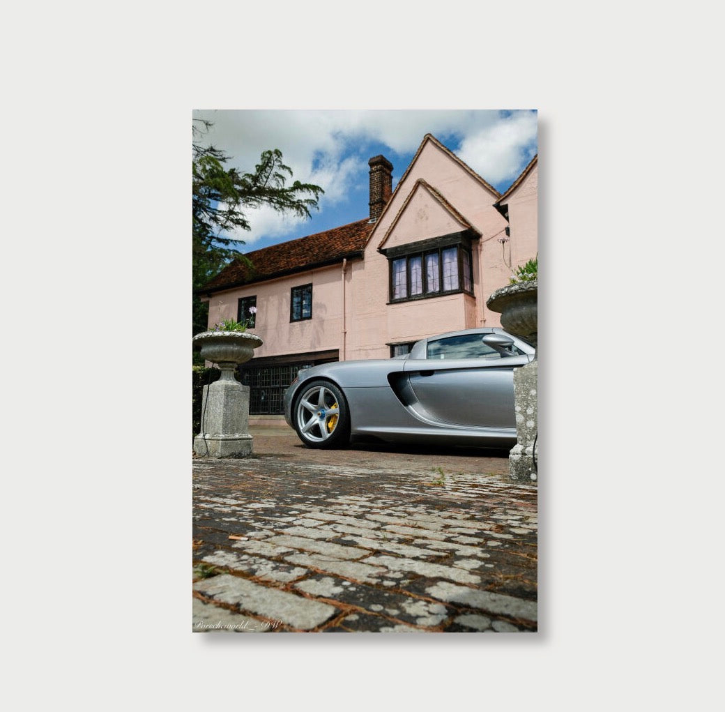 Carrera GT rear shot Unframed print Wall Art- Luxury Automotive Photography Print (Limited Edition)