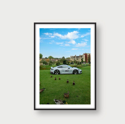 911 Sport Classic Ducks and Ducktails print Wall Art- Luxury Automotive Photography Print (Limited Edition)