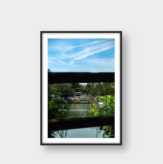 Porsches by the Lake 2026 Air cooled lawn print Wall Art- Luxury Automotive Photography Print (Limited Edition)