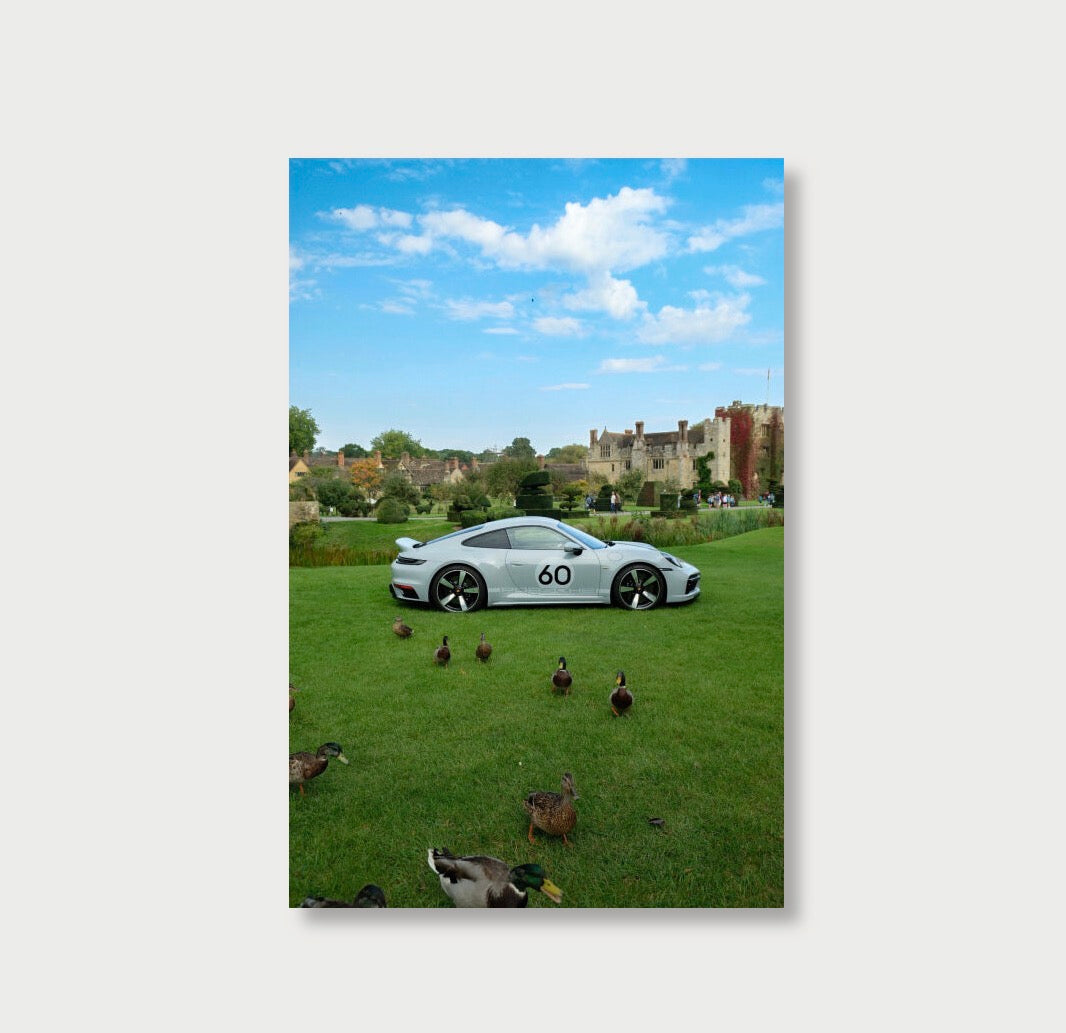 911 Sport classic Ducks and Ducktails Unframed print Wall Art- Luxury Automotive Photography Print (Limited Edition)