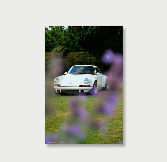 Singer DLS Front shot Unframed print Wall Art- Luxury Automotive Photography Print (Limited Edition)