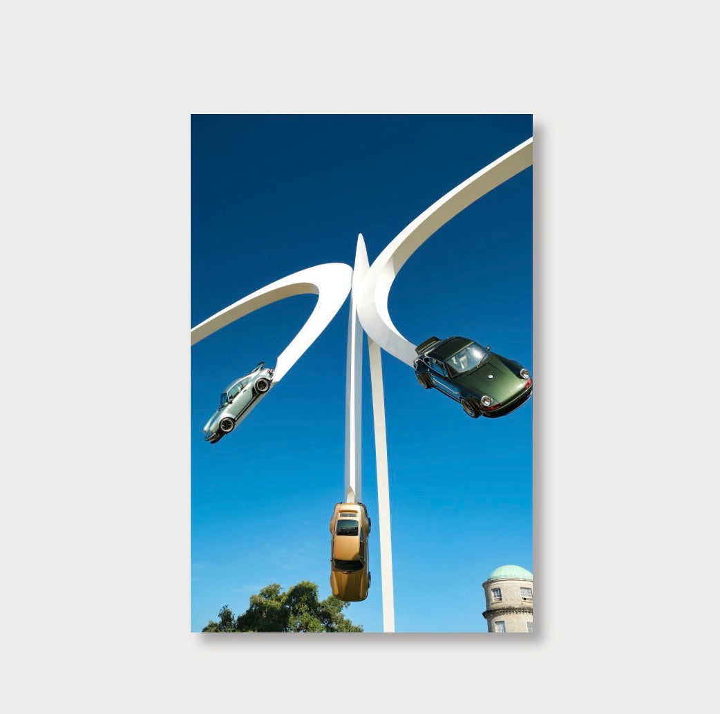 Goodwood FOS Singer sculpture Unframed print Wall Art- Luxury Automotive Photography Print (Limited Edition)