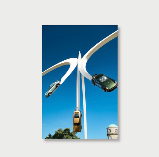 Goodwood FOS Singer sculpture Unframed print Wall Art- Luxury Automotive Photography Print (Limited Edition)